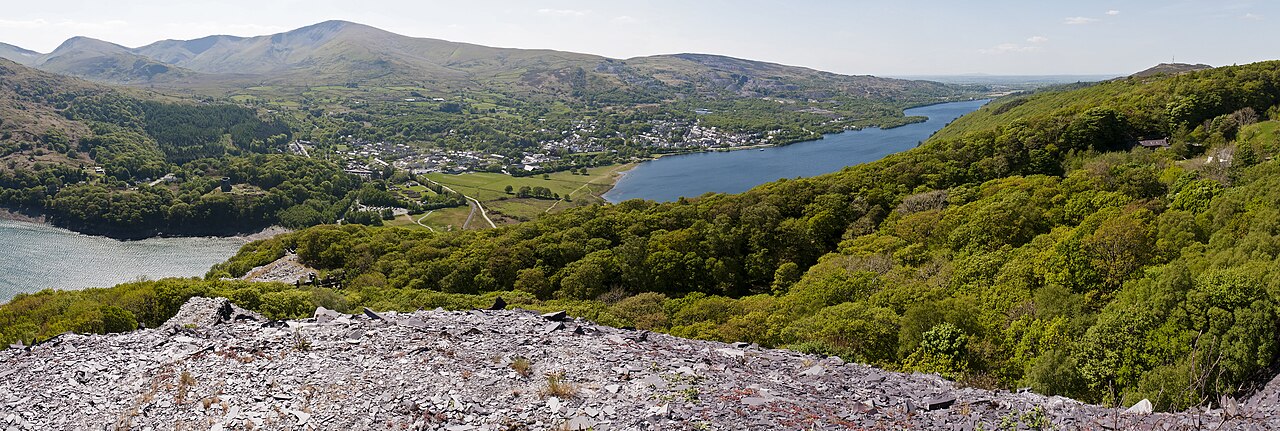 Rainbow Slab Area (Llanberis Slate)