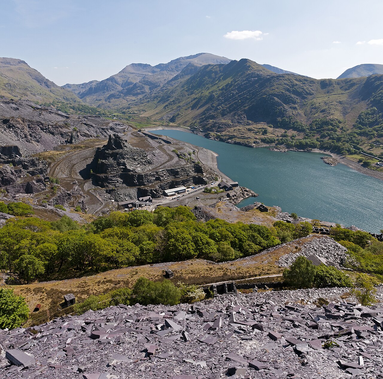 Rainbow Slab Area (Llanberis Slate)