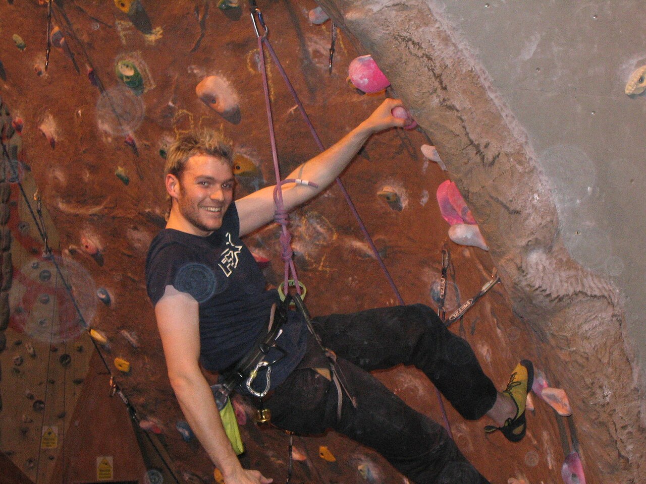 Climbing at Glasgow Climbing Centre